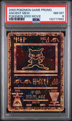 Ancient Mew Pokemon 2000 Movie Pokemon Game Movie NM PSA 8 -Swirl