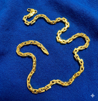 14k Yellow Gold Plated Curb Link 18'' Inch Necklace Chain Women's