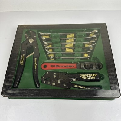 #ad Craftsman Professional 9Pc Robo Grip Pocket Socket Auto Lock Wrench Set #45444 $60.00