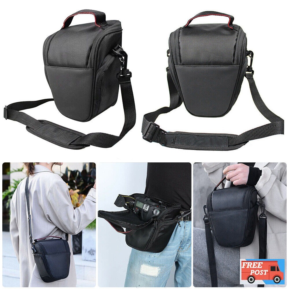 Waterproof DSLR SLR Camera Bag Shoulder Case For Canon EOS Nikon Sony Panasonic