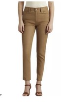 RALPH LAUREN stretch leather pants sz 10 camel brown 100 lamb leather NWT 599