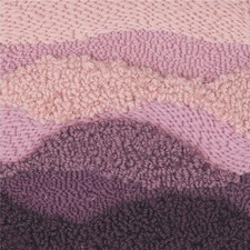 Anchor Punch Needle Kit: Mauve Wave