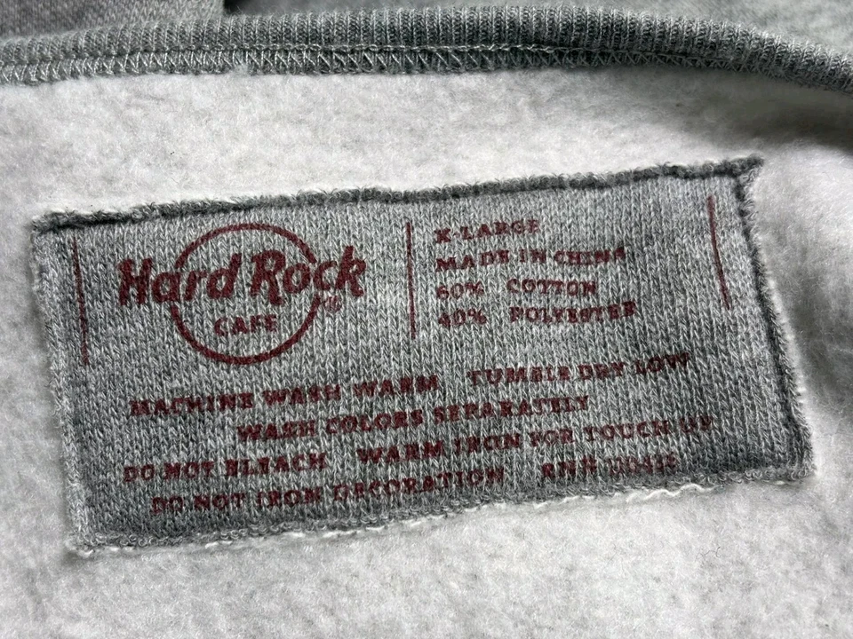 Sudadera Hard Rock Café Para Mujer Talla XL Gris "NIAGARA FALLS, EE. UU." Mangas Largas Foto 3 de 4