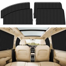 Car Window Shades for Side Window 4 Pack Magnetic Car Curtains for Privacy Ca...