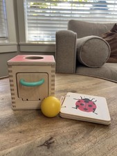 Lovevery Bundle, Hide Find Drop Box Baby Toy and Colorful Animals Wooden Book