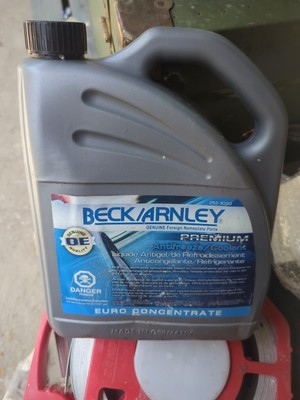 Beck Arnley 252-1020 Premium Antifreeze/Coolant Euro Blue Concentrate