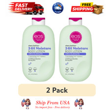 eos Shea Better Body Lotion- Creme de Pistachio, Soothes Dry Skin, 16 fl oz, 2pk