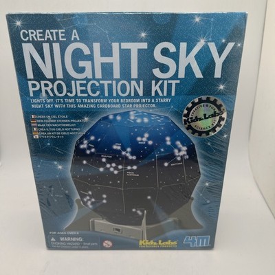 Create A Night Sky Projection Kit 4M Kids Labs New Sealed