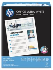 HP Office Copy/Laser/Inkjet Paper, 92 Brightness, 20lb, Letter, 500 Sheets Per