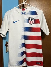 Nike 2018-19 USMNT Authentic Home Jersey White Men's Size Small