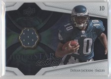 2008 Upper Deck Icons Future Stars Materials Silver DeSean Jackson #FSM5 2u3