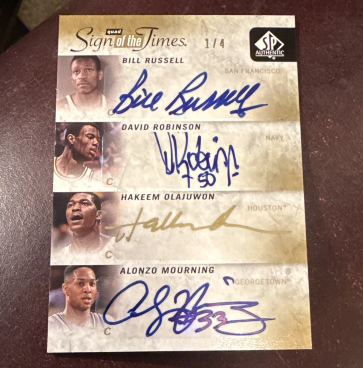 Bill Russell Autographed Basketball Trading Cards for sale | eBay