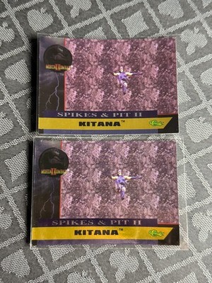 1994 Classic MK2 Mortal Kombat II 2 Chase Card Spikes & Pit II Kitana SP3 LOT x2