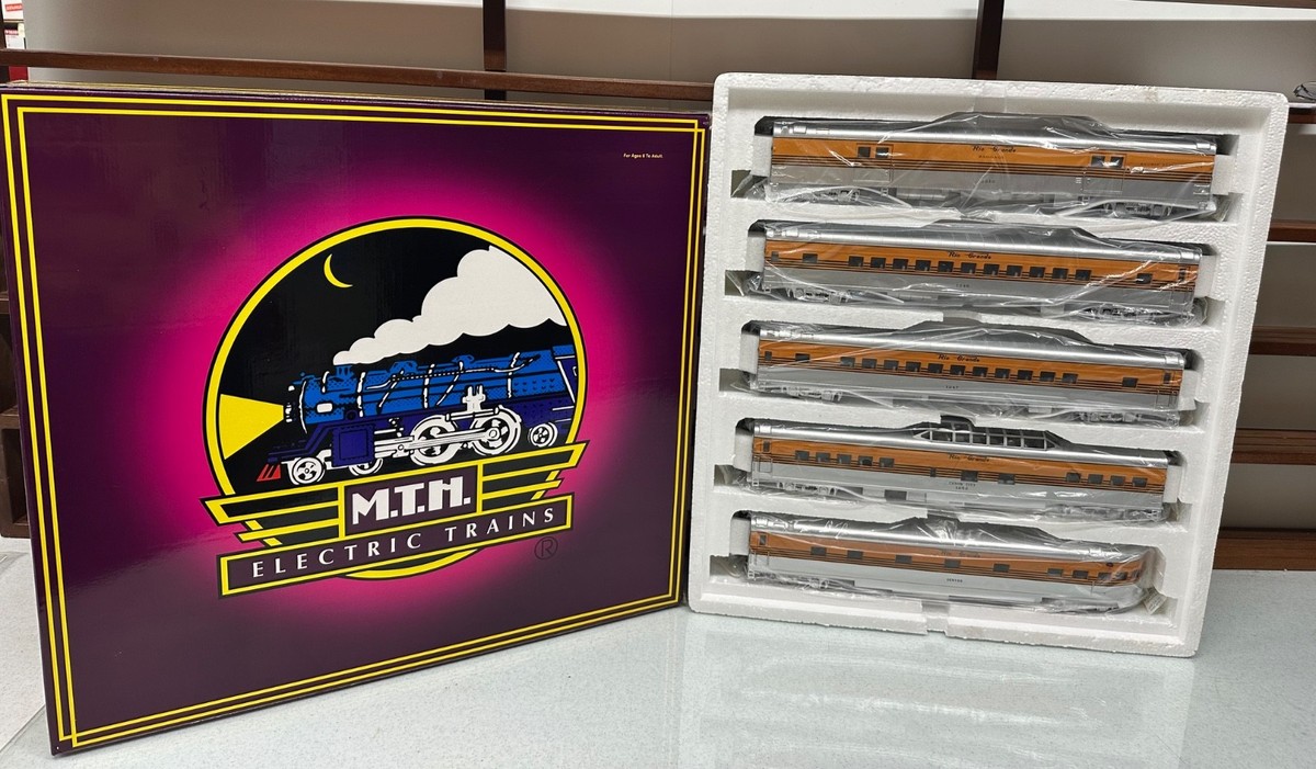 O Scale 3 Rail MTH 20-6595 Denver Rio Grande ABS 5 Car Passenger