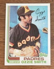 Topps 1982 Ozzie Smith #95 San Diego Padres Baseball Card MLB