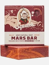 Dr. Squatch Mars Bar Bricc Volcanic Ash & Pumice Limited Edition Soap BRAND NEW