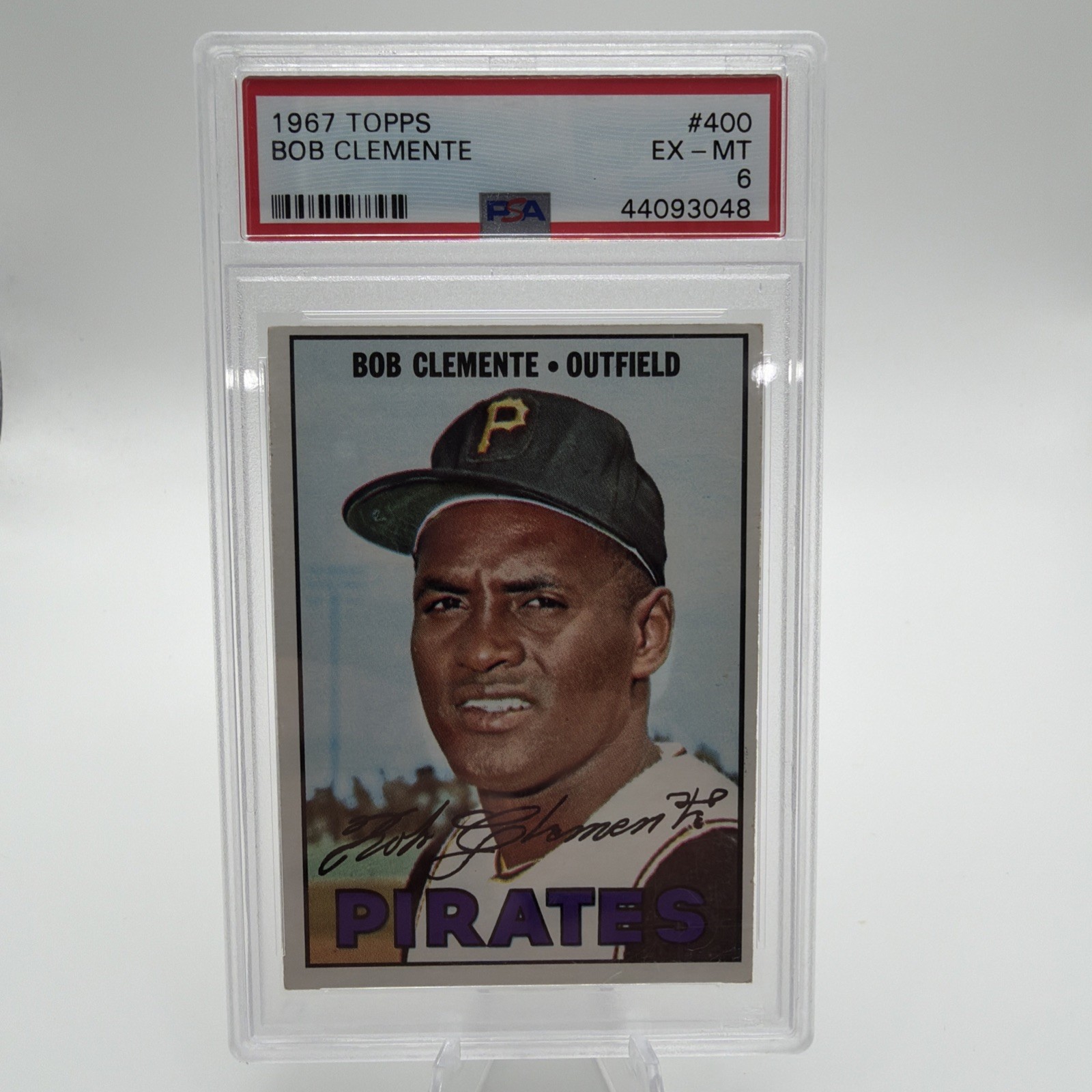 Vintage Baseball 1967 TOPPS #400 ROBERTO CLEMENTE PSA 6 EX-MT PIRATES BEAUTIFUL 