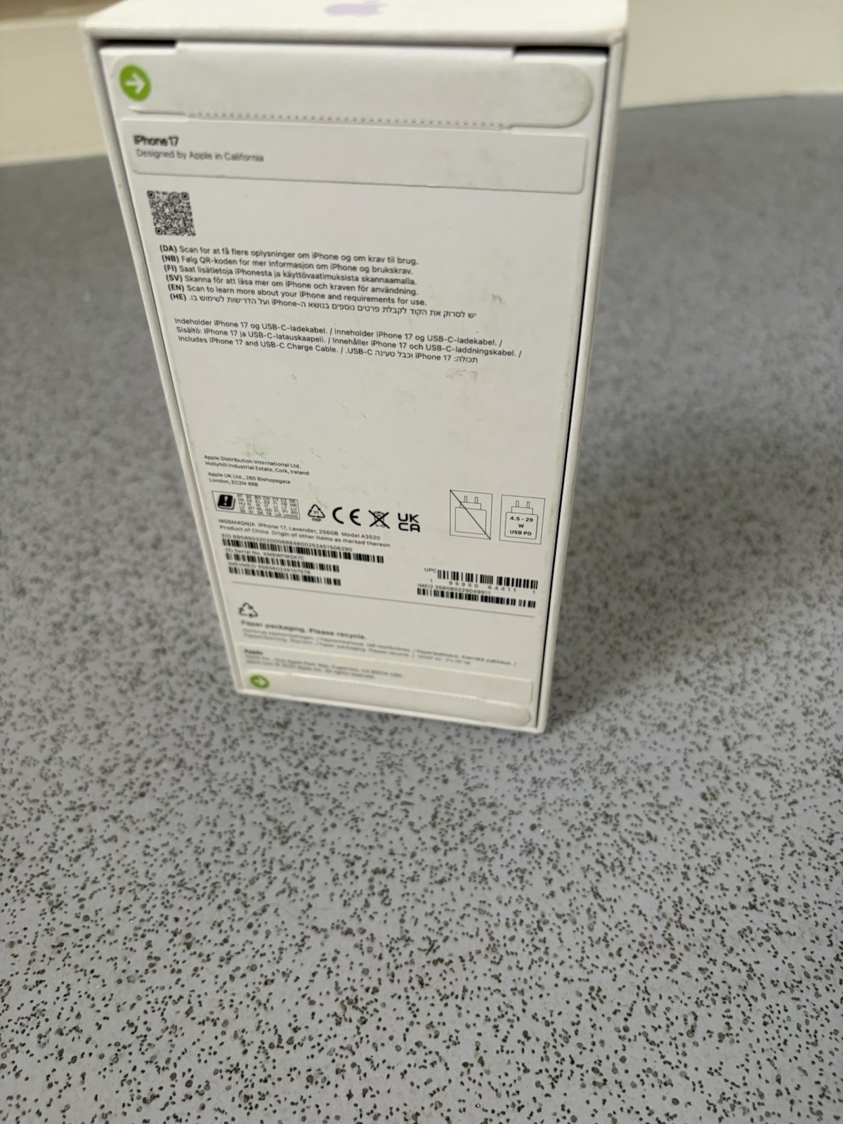 Apple iPhone 17 Lavender 256GB, Brand New & Sealed