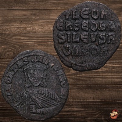   GORGEOUS   Leo VI the Wise Follis coin (886-912) Sear 1729 @z869