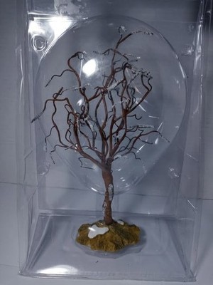 Lemax Village Collection Ice Vine Maple 9'' Tall Tree with Snow on Bare Bracnches