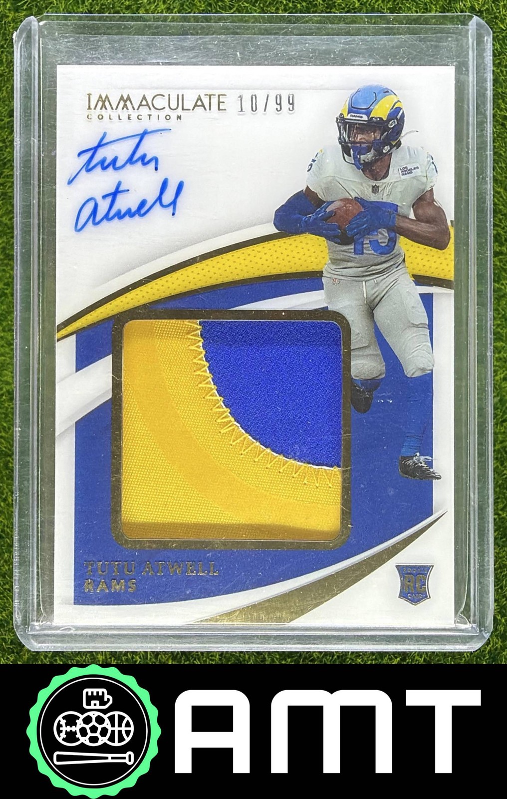 Tutu Atwell Panini Immaculate Collection Premium Patch Rookie Autographs #PPATA Base