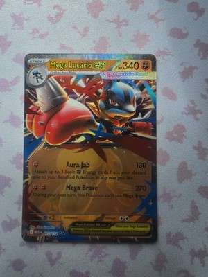 Pokemon Mega Lucario EX 77/132 Mega Evolution NM