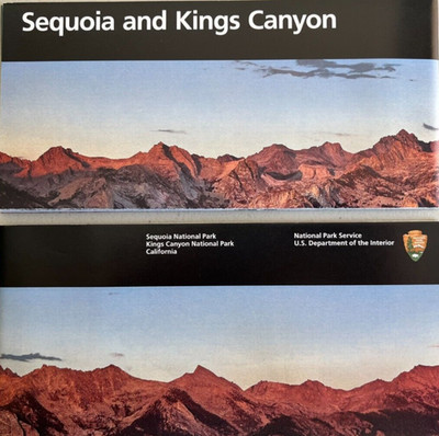 SEQUOIA & KINGS CANYON NP   NATIONAL PARK SERVICE UNIGRID BROCHURE/MAP  GPO 2025
