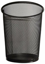 Circular Mesh Wastebasket Trash Can, Waste Basket Garbage Can Bin for Bathrooms