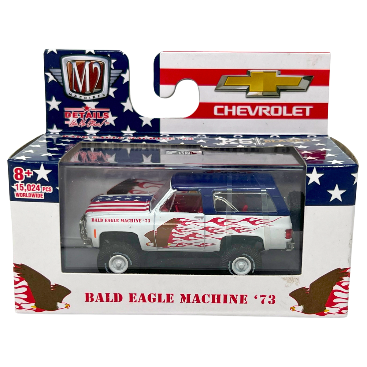 M2 Machines Bald Eagle Machine '73 1973 Chevrolet K5 Blazer