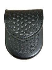 Police Trade-In Safariland Model 90 Handcuff Holster Silver Snap USED