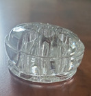 Vintage Clear Glass Flower Frog 11 Holes Vase Insert 3” Diameter   — photo 6