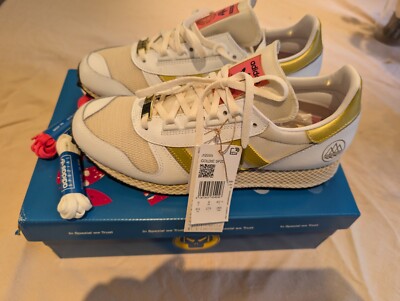 Adidas x Goldie Silverbirch SPZL White Gold Metallic Size UK