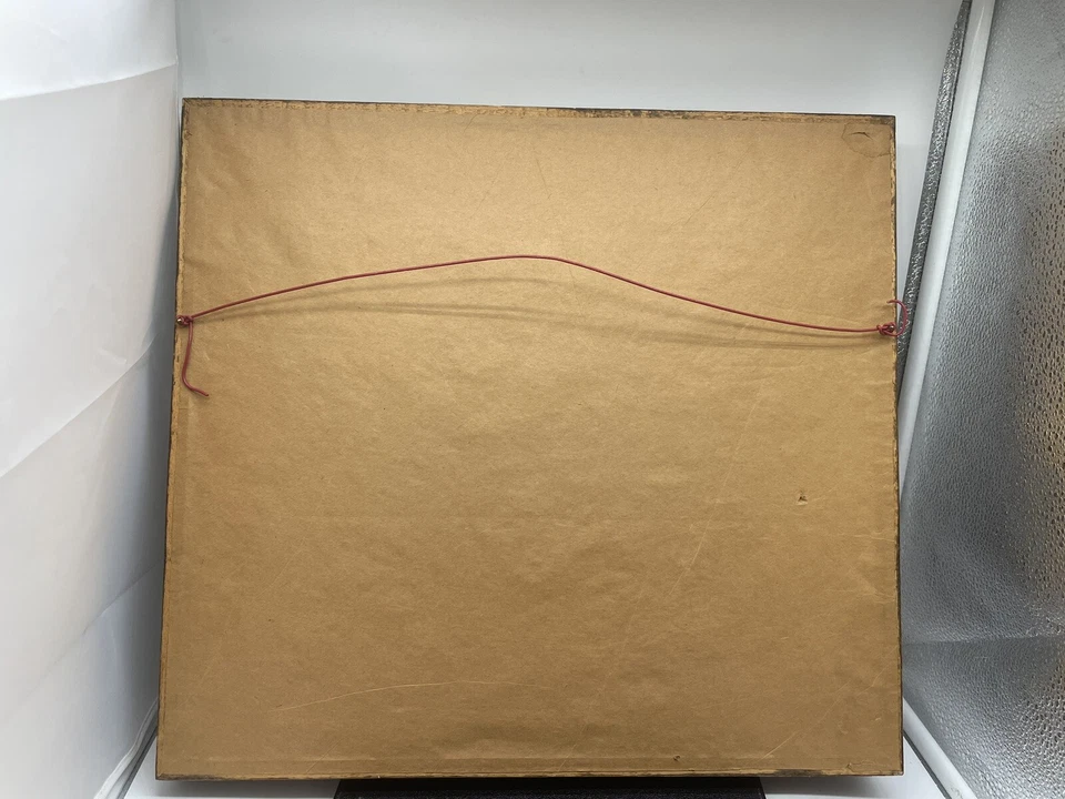 Tablero Backgammon Aguja De Colección Enmarcado Granate y Puntos Dorados Único Difícil de Encontrar Foto 4 de 4