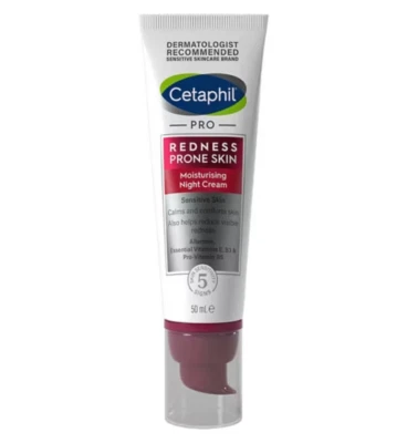 Cetaphil Pro Redness Prone Skin Moisturising Night Cream 50ml