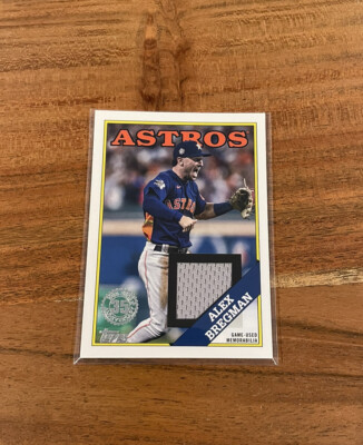 Alex Bregman 2023 Topps Series 2 35th Anniversary 1988 Retro Patch Relic NRMT+