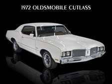 1972 Oldsmobile Cutlass New Metal Sign Mint Condition Restoration