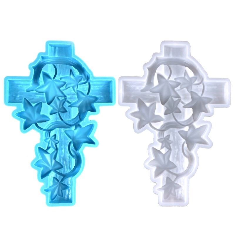 Resin Moulds Cross Shaped Silicone Material Hand-Making Supplies DIY Accessories