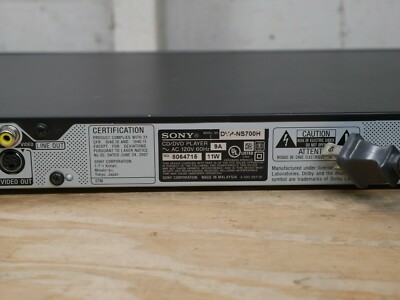 Sony DVP-NS700H CD/DVD Player | eBay