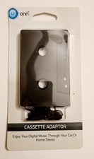 NEW Onn Cassette Stereo Adapter Digital Music for Car Home - ONA14TA019 NIB
