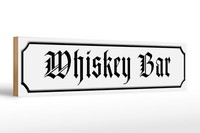 Holzschild Alkohol 46X10 Cm Whiskey Bar Kneipe Pub KüChe Deko Schild Wooden Sign