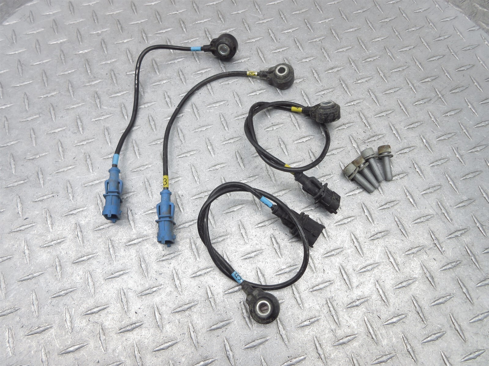 2008 Ferrari F430 Spider Engine Knock Detonation Ping Motor Sensor Lot of 4