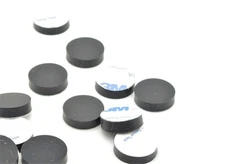 3/4" Rubber Feet for Foot Pedals  3/16" Thick 3M Backing Various Package Sizes