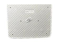 Nuova Rade plastic transom pad / protector for outboard (300mm x 220mm) - white