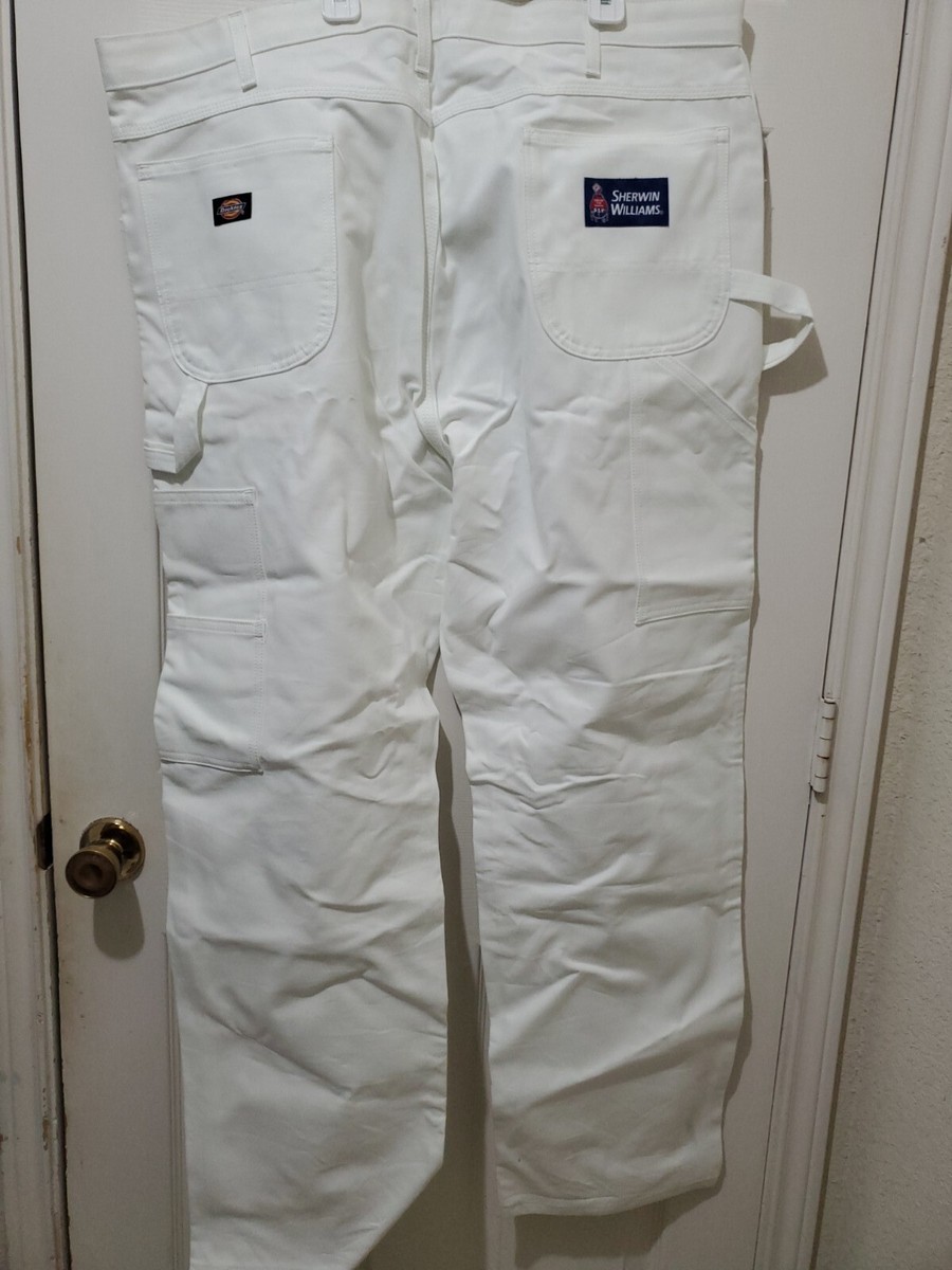 DAIさま専用SHERWIN WILLIAMS×Dickies ペインターパンツ Dickies×SHERWIN WILLIAMS W32 L32 ホワイトペインターパンツ