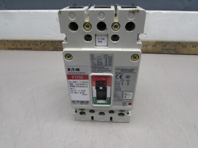 EATON EGE3090FFG , E125E CIRCUIT BREAKER, 3P/90A/480V /25kA,  MAKE OFFER!