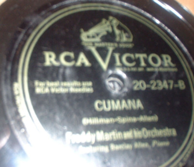 78RPM RCA Victor 20-2347 Freddy Martin, Barclay Allen - Cumana