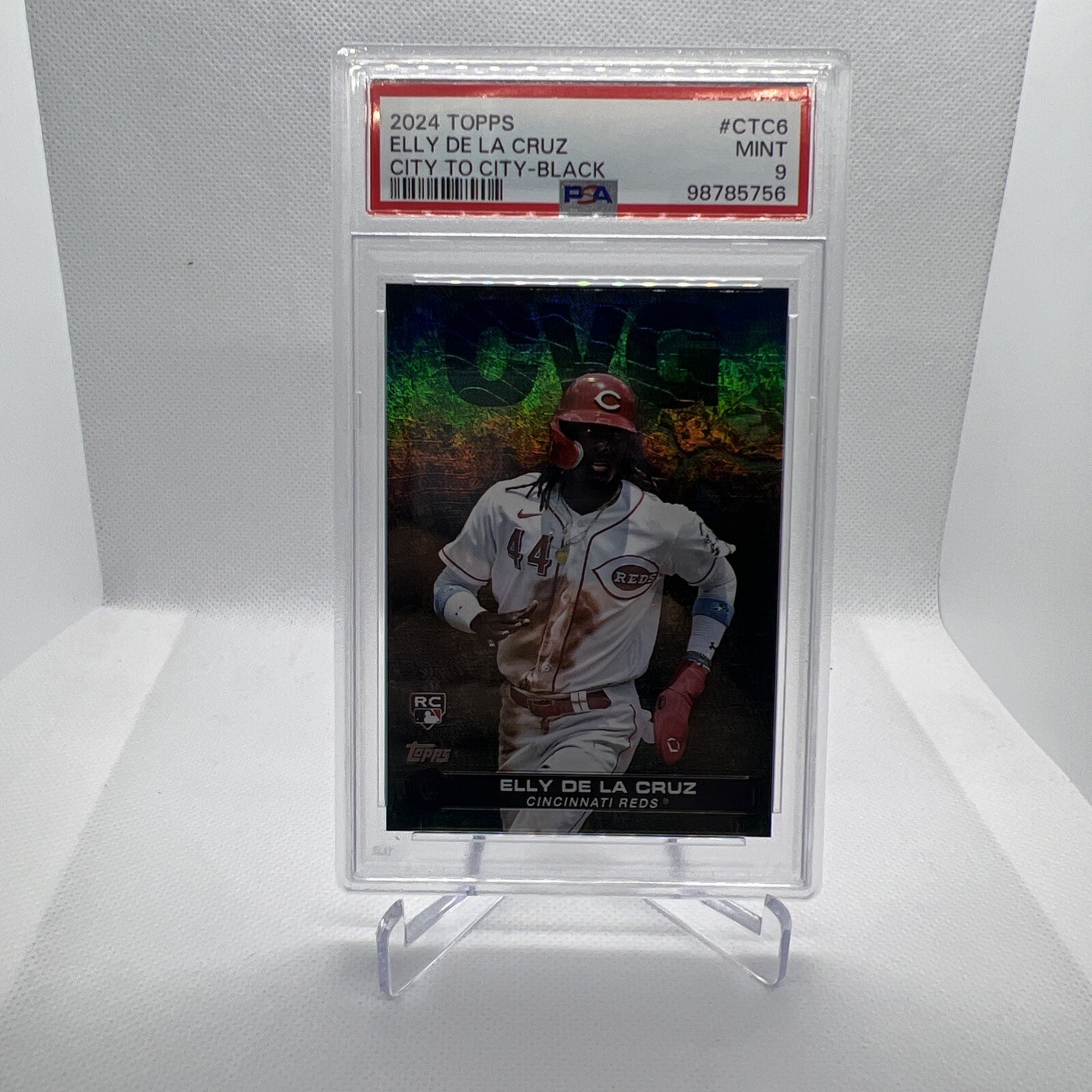 2024 Topps Series 2 - City to City Black #CTC-6 Elly De La Cruz 273/299 (RC)