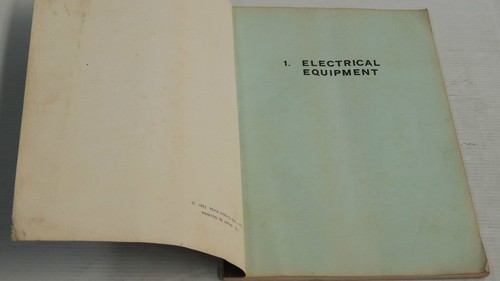 MAZDA ELECTRICAL SYSTEMS 1972 WIRING DIAGRAM BOOK MANUAL GUIDE GENUINE ORIGINAL - Picture 2 of 11