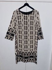 Women's MANGO Suit Mini Shift Dress EUR XS Snake Print Cut Out Back
