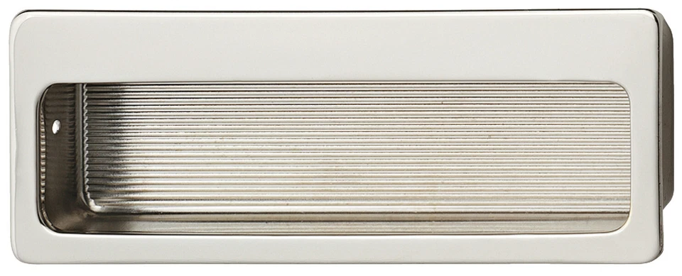 Häfele Muschelgriff Einlass Griffmuschel Messing Türgriff Möbel-Griff Muschel - Bild 2 von 4